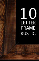Frame | 10 Letter | Rustic