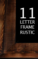 Frame | 11 Letter | Rustic