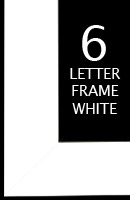 Frame | 5 Letter | White
