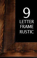 Frame | 9 Letter | Rustic